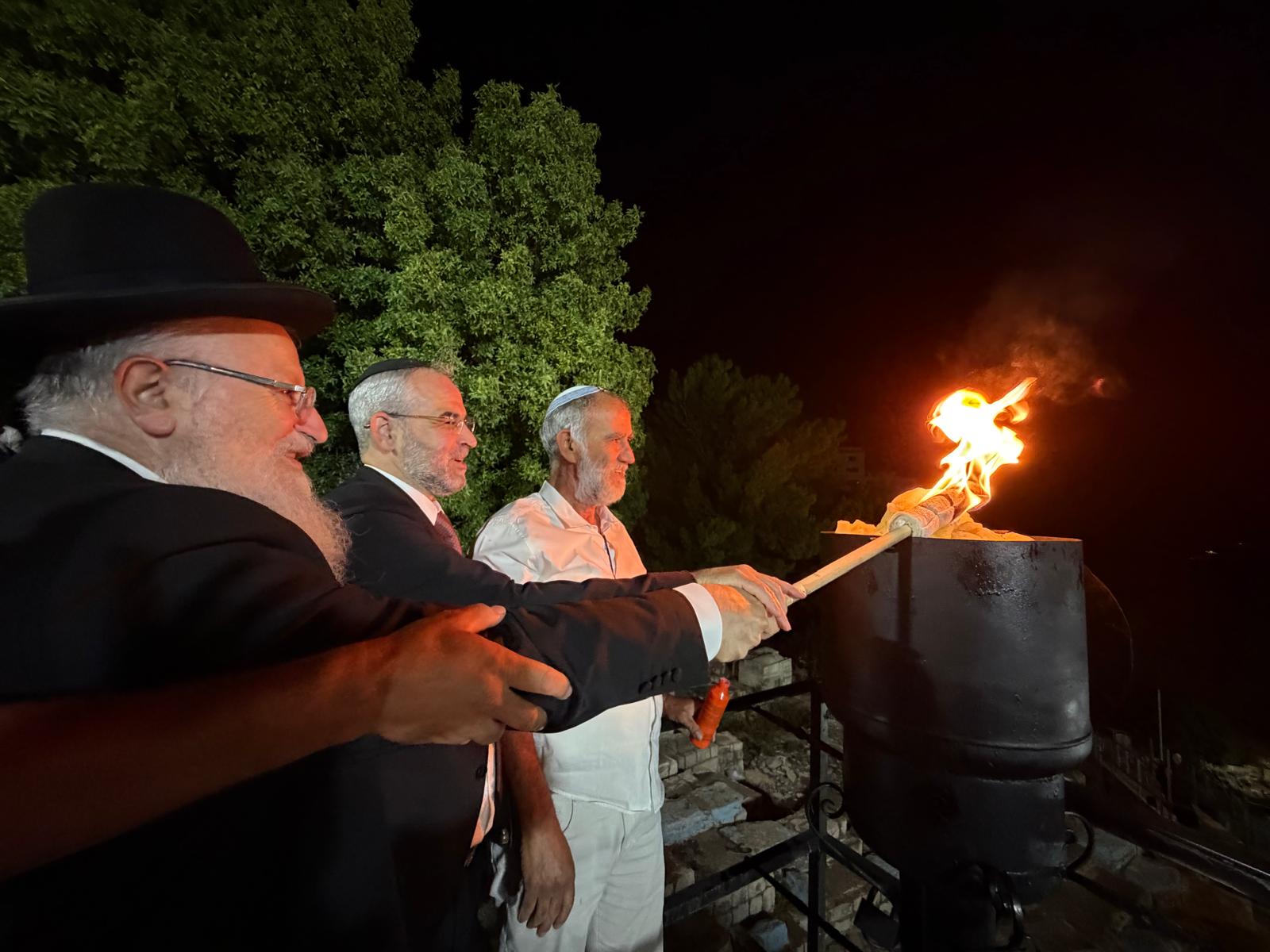 הדלקה מרכזית לכבוד האר"י הקדוש — צילום: ניהול